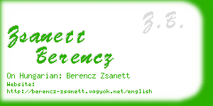 zsanett berencz business card